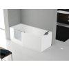 Santech Novellini Iris akrylátová vana s dvířky levá 180x85 cm (Čelní panel S čelním a bočním panelem)