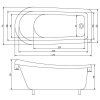 59990 2 sanotechnik empire akrylatova volne stojici vana 170x75 cm