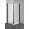 60233 3 sanotechnik soho elite black ctvercovy sprchovy kout sirka 80cm oteviraci dvere fix