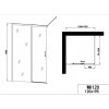 60278 1 sanotechnik soho elite chrome sprchova zastena walk in sirka 120cm oteviraci dvere