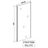60302 1 sanotechnik soho elite chrome ctvercovy sprchovy kout sirka 90cm oteviraci dvere fix