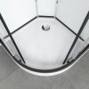 CL50 Sanotechnik QuickLine sprchový box štvrťkruh 90x90x235cm 02 low