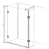 31661 2 Sanotechnik Sanoflex Wide I sprchová zástěna 120x80cm