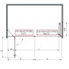 Sanotechnik Sanoflex Symphony+Duet sprchová zástěna, otevírací + zalamovací dveře, šířka 160-220cm (Rozmeěr 90cm, Spůsob otevírání otevírací dveře)