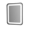 ZI300 Sanotechnik SOHO BLACK zrkadlo s LED osvetlením 80x60 cm, čierne 03
