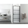 S80B S90B Sanotechnik Soho Elite Black sprchové dveře, šířka 80 90cm, otevírací 02