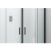 R80B R90B Sanotechnik Soho Elite Black čtvrtkruhový sprchový kout, šířka 80 90cm, posuvné dveře 02