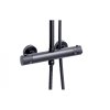 AB100 Sanotechnik SOHO BLACK sprchový set, black termostatická batéria, ručná sprcha, sprchová tyč, bez hlavovej sprchy 02
