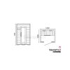 Infrasauna SaunaMed Classic pro 2 osoby ISMC2 4