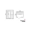 Infrasauna SaunaMed Classic pro 3 osoby ISMC3 3