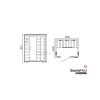 Infrasauna SaunaMed Luxury pro 3 osoby ISMLX3 4
