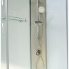 Sanotechnik IDEA 1 sprchový box čtvrtkruh bez střechy 80x80x203 cm, bílý