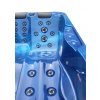 Venkovní vířivka pro 2 osoby Sanotechnik Modena modrá 205x130cm