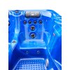 Venkovní vířivka pro 3 osoby Sanotechnik Oasis modrá 208x175cm