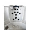 Venkovní vířivka pro 6 osob Sanotechnik Oasis Maxi bílá 210x210cm