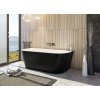 Aquatek Indianapolis Black akrylátová volně stojící vana 170x80 cm