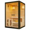 J61130 Sanotechnik Panorama Black finska sauna pro 2 osoby 01