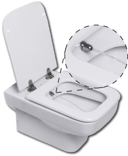 wc bidet 2v1