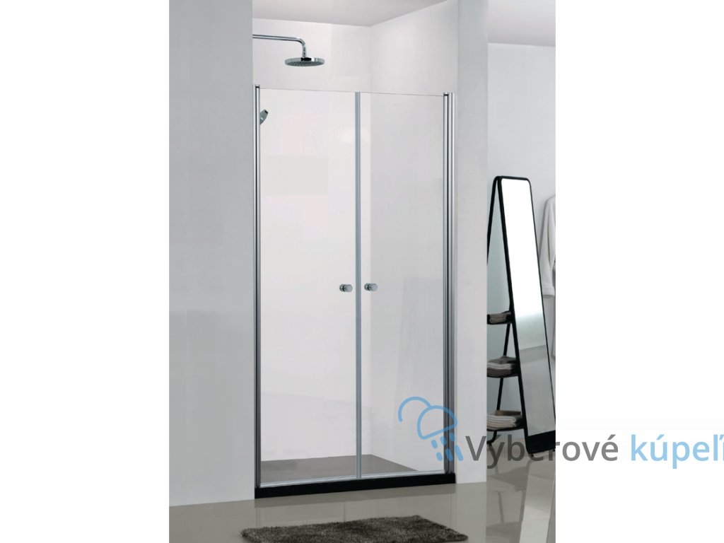 4256 sanotechnik elegance sprchove dvere sirka 100cm otvarave dvojkridlove n1100