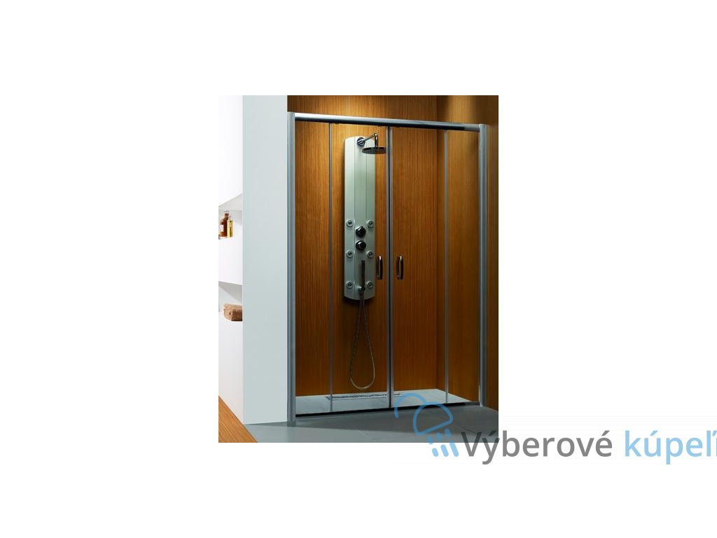 4961 radaway premium plus dwd sprchove dvere sirka 140cm posuvne cire sklo 33353 01 01n
