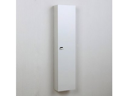 11189 kvstore simply kupelnova skrinka vysoka zavesna biela leskla 31x136x16 cm