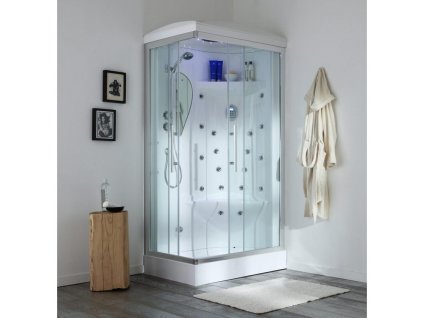 KVstore Iride, parný sprchový box obdĺžnik 70x110cm pravý