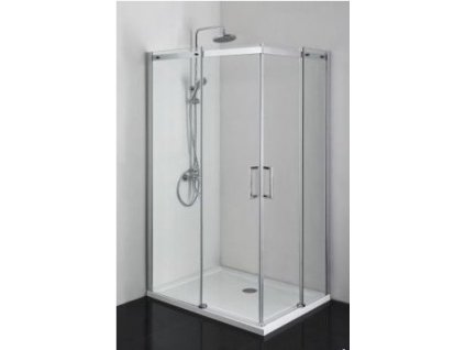14915 sanotechnik elegance stvorcovy sprchovy kut sirka 100cm posuvne dvere cire sklo