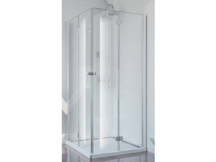 2387 sanotechnik smartflex stvorcovy sprchovy kut sirka 90cm zalamovacie dvere cire sklo d1290fl d1291fr