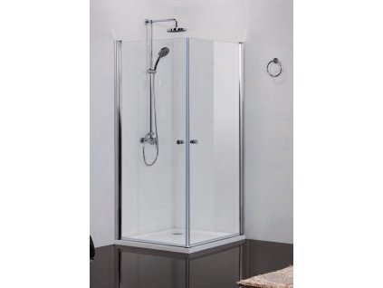 2411 sanotechnik elegance stvorcovy sprchovy kut sirka 80cm otvarave dvere cire sklo n1280
