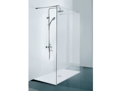 Sanotechnik Elegance sprchová zástena walk-in, šírka 100cm, N8100 (Nástenný profil S nástenným profilom)