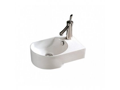 51851 sanotechnik umyvadielko zavesne keramicke 41x27x13 cm prave