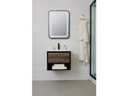 Sanotechnik SOHO BLACK kúpeľňový nábytok, 60cm, čierny 01