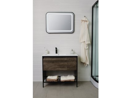Sanotechnik SOHO BLACK kúpeľňový nábytok, 90cm, čierny