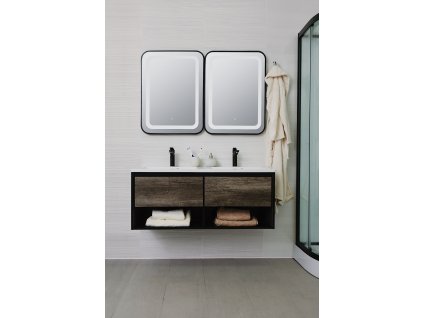 Sanotechnik SOHO BLACK kúpeľňový nábytok, 120cm, čierny 01