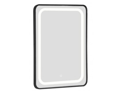 52235 sanotechnik soho black zrkadlo s led osvetlenim 80x60 cm cierne