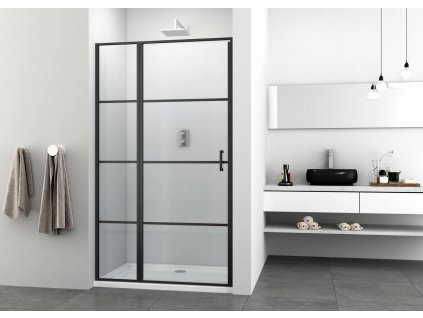 K100B K120B Sanotechnik SOHO Elite Black sprchové dvere, šírka 100 120cm, otváravé, dizajnové 01