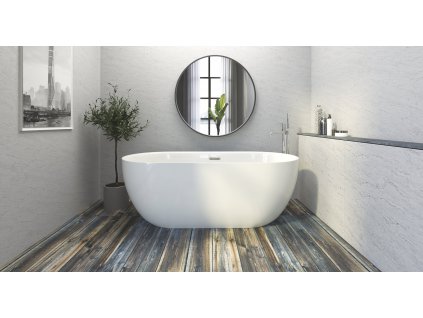 Aquatek Atlantic akrylátová voľne stojaca vaňa 170x79,5 cm
