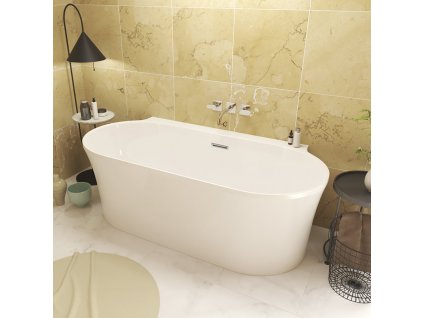 Aquatek Laredo akrylátová voľne stojaca vaňa 170x80 cm
