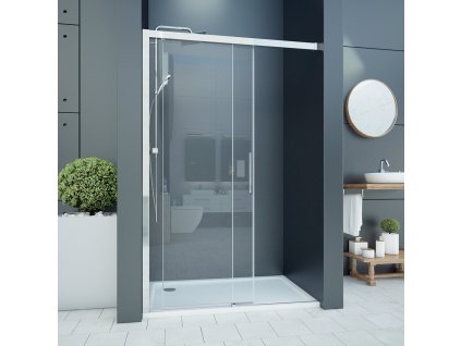 Aquatek Wellnes B2, sprchové dvere, šírka 110 160cm, posuvné 01