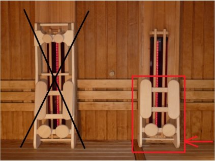 Ergonomická opierka chrbta do sauny malá osika 03