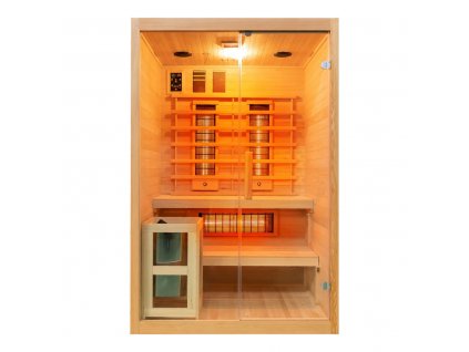 Sanotechnik TwinCombi kombinovaná sauna (infra + fínska sauna) pre 2 osoby, 130x120cm