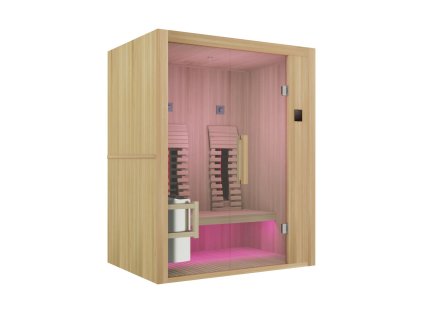 Sanotechnik Alaska kombinovaná sauna (infra + fínska sauna) pre 2 osoby, 160x110cm