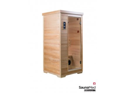 5573 infrasauna saunamed classic pre 1 osobu 90x90cm ismc1