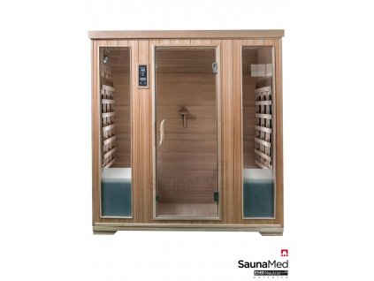 5582 infrasauna saunamed classic pre 4 osoby 180x120cm ismc4