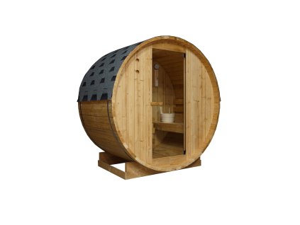 Sanotechnik Tromsö M fínska vonkajšia sudová sauna pre 2 osoby