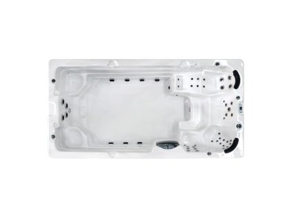 Vonkajšia vírivka SWIMSPA pre 6 osôb Sanotechnik Menorca biela 450x228cm