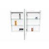 Hapa Design Milano zrkadlová skrinka 80cm, biela, s LED osvetlením