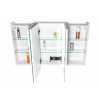 Hapa Design Milano zrkadlová skrinka 100cm, biela, s LED osvetlením