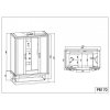 15617 sanotechnik nevada 170 sprchovy box s vanou obdlznik 170x85x223cm
