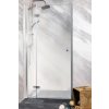 Sanotechnik Sanoflex Symphony sprchové dvere, šírka 90cm, otváravé s pevnou časťou + nástenný profil (Šírka nástenného profilu Šírka nástenného porfilu 3,4 - 4,5 cm, Umiestnenie dverí Pravé dvere)